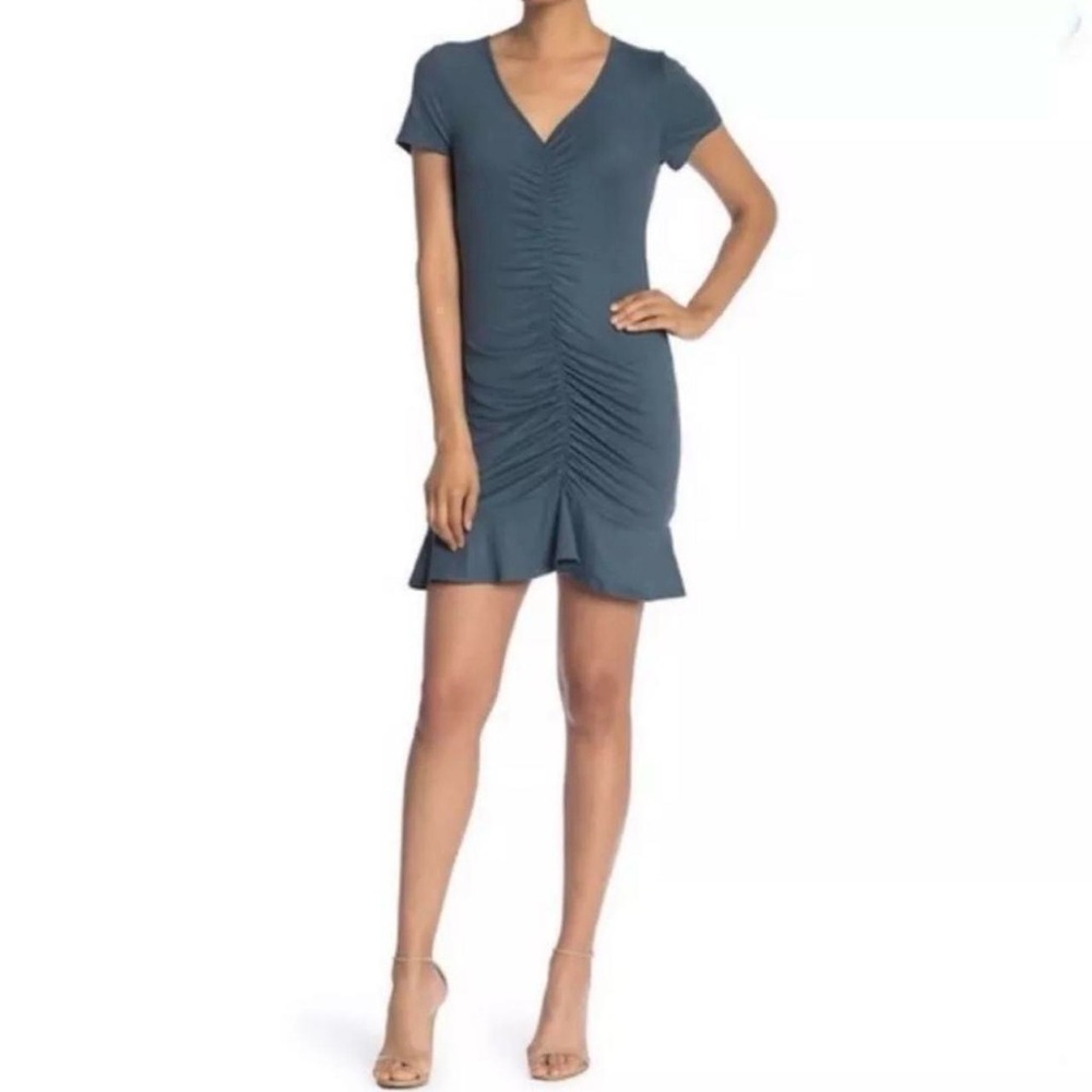NWT The Vanity Room Ruched Bodycon Dress Large